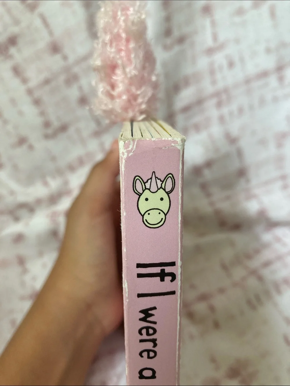 Jellycat Books If I Were a Unicorn Board Book by Anne Wilkinson Tactile